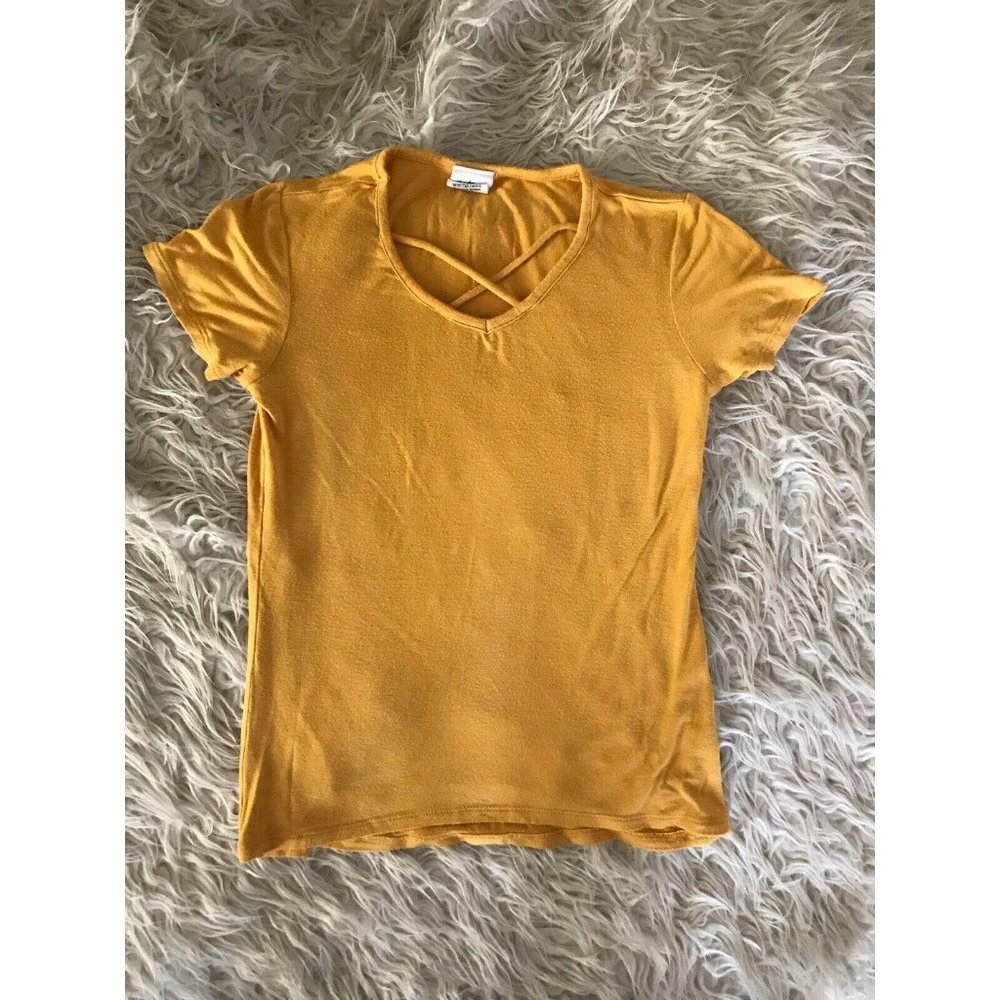 DESTINED girls shirt 95% rayon  5% spandex Size: S